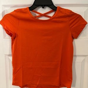 Old Navy Lattice Back T-shirt